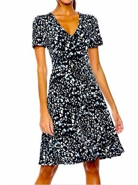 Lark & Ro Multicolor Patterned Dress